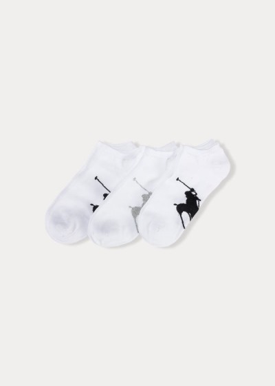 Men's Polo Ralph Lauren Big Pony 3-Pack Socks | 914527RDI